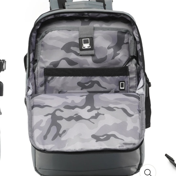 Duchamp London expandable, travel backpack, suitcase, Black, new main image 16